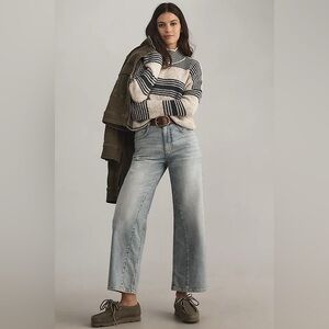 NWT Anthropologie Pilcro The Ellis Tapered Barrel Jeans, Size 29L